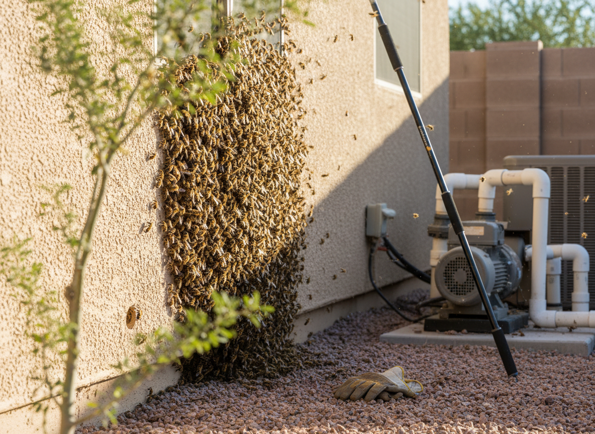 Africanized Bees in Arizona: Why a Swarm on Your Wall Is Not a Do It Yourself Job